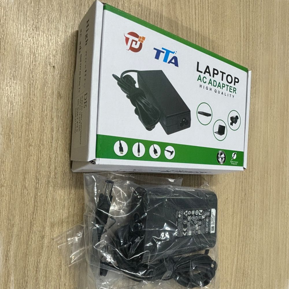 Bộ nguồn sạc pin laptop Dell 19.5V-3.34A 65W chân 7.4*5.0mm chính hãng TTA - DE-65NM130