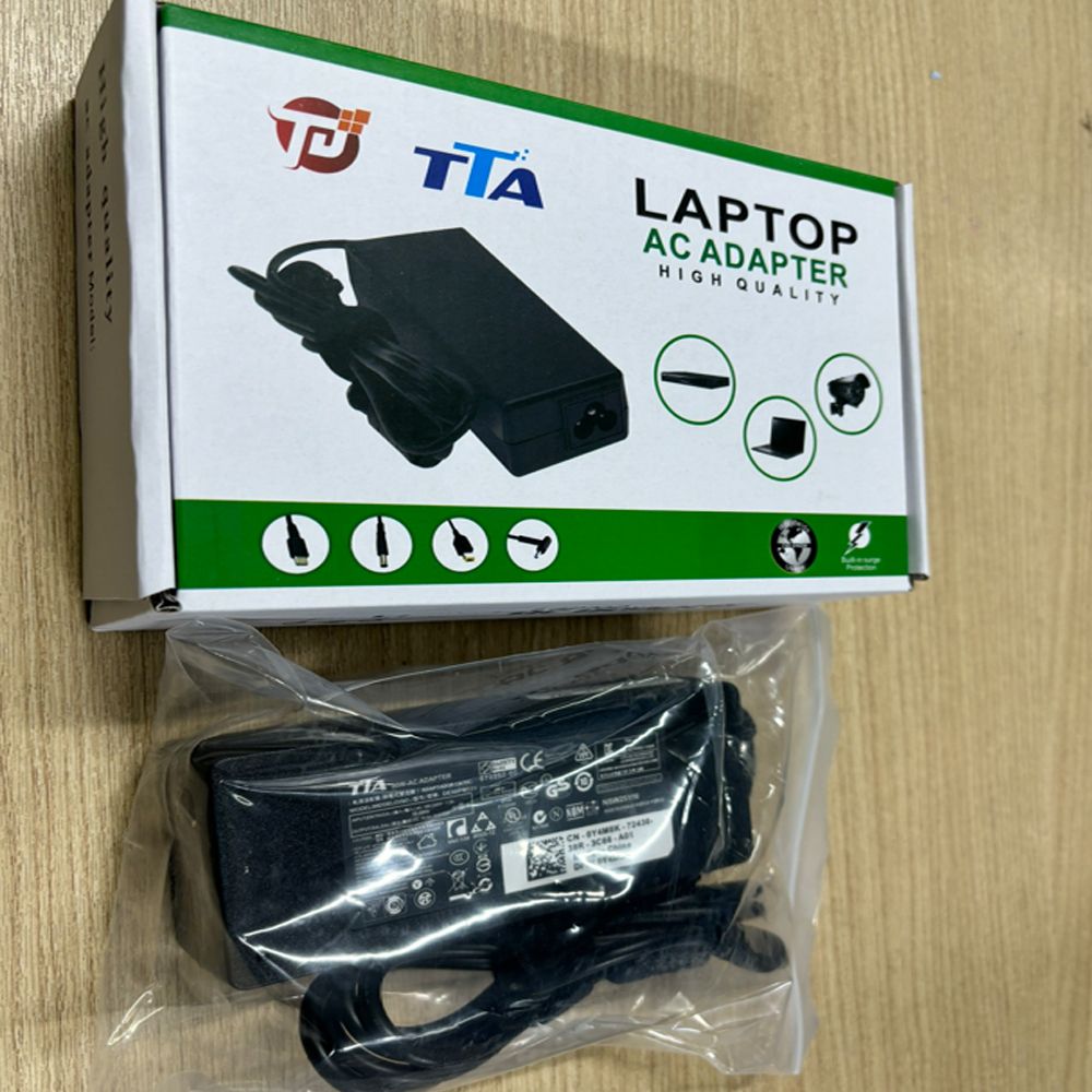 Bộ nguồn sạc pin laptop Dell 19.5V-4.62A 90W chân 7.4*5.0mm chính hãng TTA - DE-90PM111