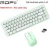Bàn phím chuột không dây mofii SMK676367AG nhiều màu - Xanh Green