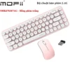 Bàn phím chuột không dây mofii SMK676367AG nhiều màu - Hồng