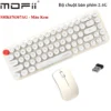 Bàn phím chuột không dây mofii SMK676367AG nhiều màu - Trắng