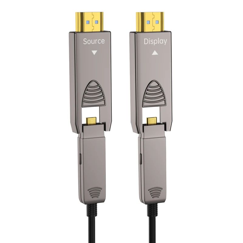 Cáp HDMI quang 2.0 4K với đầu cáp có thể tháo rời thành micro hdmi siêu nhỏ, dễ dàng luồn qua ống gen - Phụ Kiện Điện Tử Việt Nam