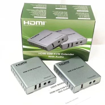 Bộ chuyển đổi HDMI và USB 60m KVM Extender