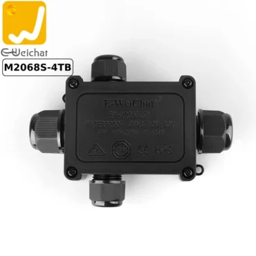 Hộp chia điện chống nước 4 nhánh IP68 E-Weichat EW-M2068S-4TB