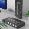 Bộ gộp HDMI 4K KVM Multi Viewer 4 vào 1 ra với nhiều chế độ hiển thị khác nhau - 13401-KVM cổng cắm 2 phía