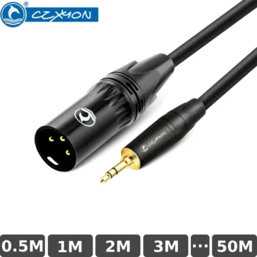 Cáp âm thanh DIY 3.5mm ra Canon XLR Male CZXYON