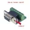 Đầu giắc kết nối đầu cuối cổng COM DB9 sang RS422/485 - Đầu cái- chân vít