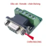 Đầu giắc kết nối đầu cuối cổng COM DB9 sang RS422/485 - Đầu cái- chân bulong