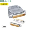 Đầu hàn Com LPT DB25 chân đồng vỏ ốp nhựa cứng HD-Link YL-2513 - Đầu đực