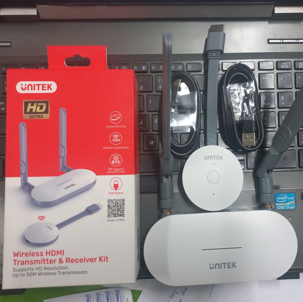 Bộ thu phát HDMI không dây chính hãng Unitek V1183A01 - 50M - Phụ Kiện Điện Tử Việt Nam