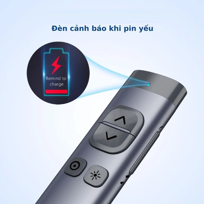 Bút trình chiếu Bluetooth Laser kỹ thuật số cho màn hình LED Norwii N97S-R laser màu đỏ - Phụ Kiện Điện Tử Việt Nam