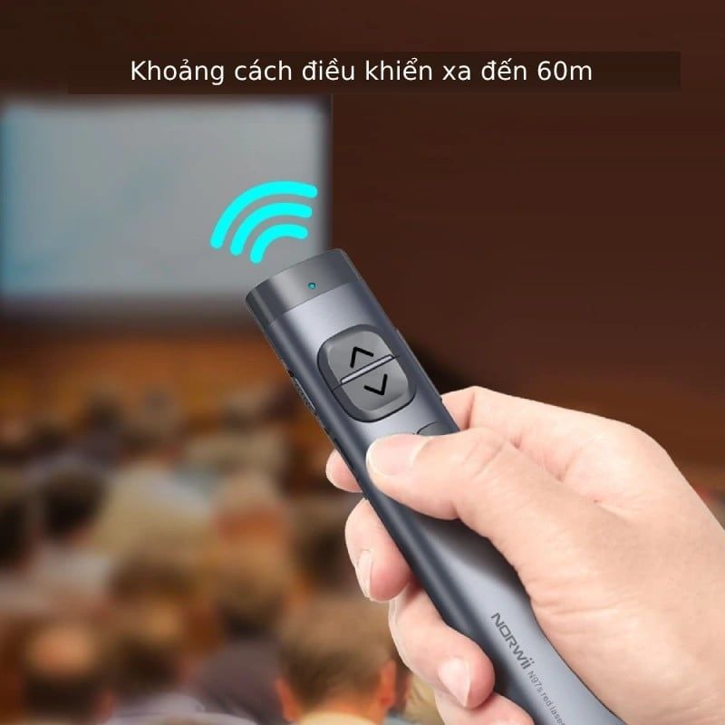 Bút trình chiếu Bluetooth Laser kỹ thuật số cho màn hình LED Norwii N97S-R laser màu đỏ - Phụ Kiện Điện Tử Việt Nam