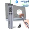 Bút trình chiếu Bluetooth Laser kỹ thuật số cho màn hình LED Norwii N97S-R laser màu đỏ - Laser màu xanh
