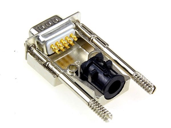 Đầu hàn COM DB9 đực cái với vỏ kim loại, nhân đồng cao cấp HD-Link