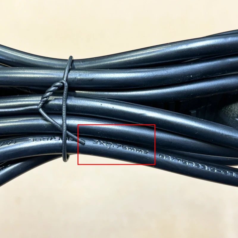 Cáp nguồn EU CEE 77- IEC320 C13 3x0.75mm