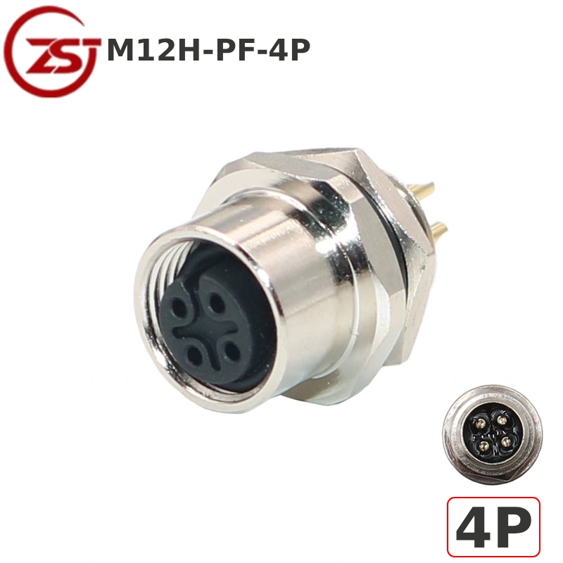 Đầu giắc nối cảm biến chống nước IP68 ZSJ M12H-PF-4P Đầu giắc nối cảm biến chống nước IP68 ZSJ M12H-PF-4P