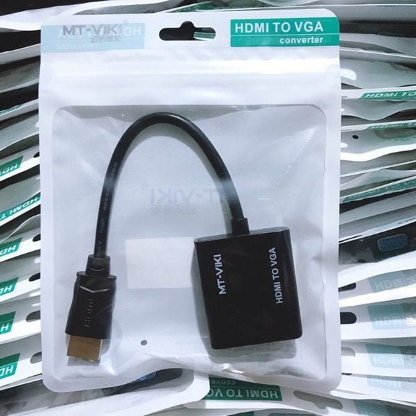 Cáp Chuyển HDMI to VGA MT-ViKi Hỗ Trợ Độ Phân Giải Full HD 1080P MT-M02 - Phụ Kiện Điện Tử.Com.vn Cáp Chuyển HDMI to VGA MT-ViKi Hỗ Trợ Độ Phân Giải Full HD 1080P MT-M02 - Phụ Kiện Điện Tử.Com.vn