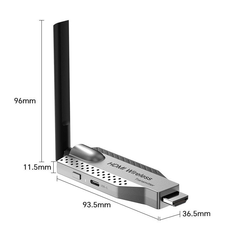 Bộ thu phát HDMI không dây G147 HD 50m băng tần kép 2.4G và 5G hỗ trợ kết nối 1-4 màn hình - Phụ Kiện Điện Tử.Com.vn Bộ thu phát HDMI không dây G147 9