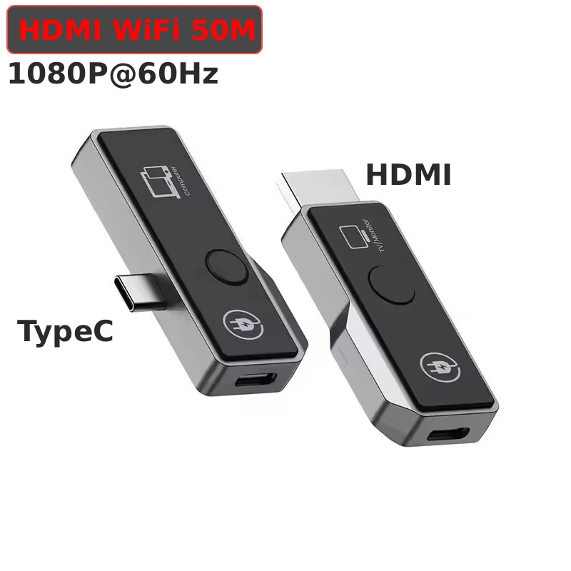 Bộ thu phát HDMI không dây USB Type C M1 50m nhỏ gọn, hỗ trợ HD 1080P - Phụ Kiện Điện Tử.Com.vn Bộ thu phát HDMI không dây M1