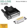 Đầu hàn cáp DB15 Male Female mạ vàng 15U chân cắm lõi đồng dày chất lượng - Đầu hàn DB15 cái YL-1533F