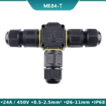 Đầu nối điện chống nước IP68 M684-T