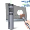 Bút trình chiếu Bluetooth Laser kỹ thuật số cho màn hình LED Norwii N97S-R laser màu đỏ - N97S-G Laser xanh