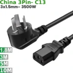 Cáp nguồn China 3Pin- IEC320 C13 3x1.5mm