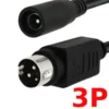 Bộ nguồn Adapter DC 24V chân 5.5x2.5mm kèm tùy chọn cáp chuyển DC 5.5 sang MD3/MD4 cho máy in, camera - Cáp DC 5.5x2.1 sang MD 3Pin
