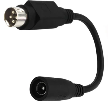 Bộ nguồn Adapter DC 24V chân 5.5x2.5mm kèm tùy chọn cáp chuyển DC 5.5 sang MD3/MD4 cho máy in, camera - Phụ Kiện Điện Tử.Com.vn Cáp chuyển đổi chân DC 5.5x2.1mm sang MD 4Pin