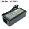 Bộ nguồn Adapter DC 24V chân 5.5x2.5mm kèm tùy chọn cáp chuyển DC 5.5 sang MD3/MD4 cho máy in, camera - 24V-2A