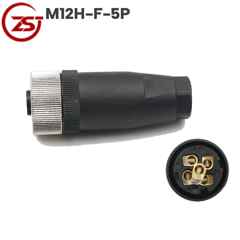 Đầu giắc nối cảm biến chống nước IP68 ZSJ M12H-F-5P Đầu giắc nối cảm biến chống nước IP68 ZSJ M12H-F-5P