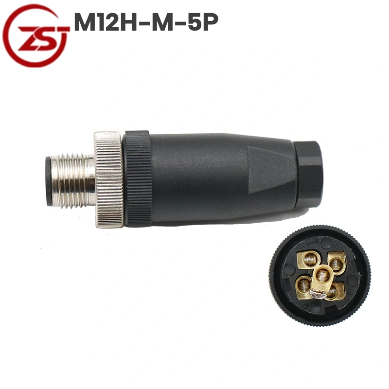 Đầu giắc nối cảm biến chống nước IP68 ZSJ M12H-M-5P Đầu giắc nối cảm biến chống nước IP68 ZSJ M12H-M-5P