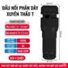 Đầu nối nhanh dây điện phân nhánh chữ T xuyên thấu không cần tuốt vỏ dây model IDC-TAP-5A - Màu đen