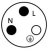 Đầu nối điện chống nước chữ T IP68 chính hãng E-Weichat EW-M20T - 2 chân