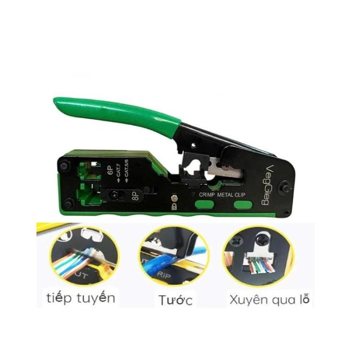 Kìm mạng xuyên thấu Veggieg V-E111 3 Kìm mạng xuyên thấu Veggieg V-E111 3