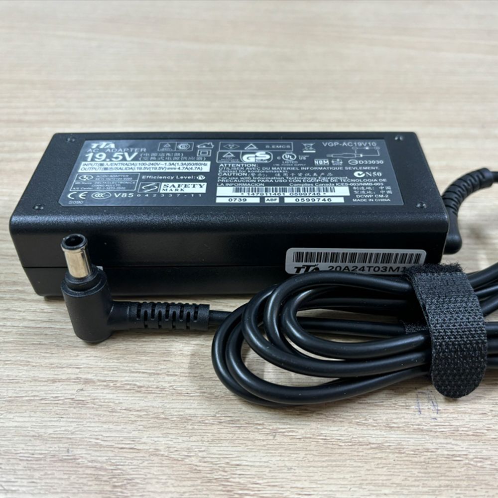 Bộ nguồn DC 19.5V-4.7A 90W chân kim 6.5x4.4mm chính hãng TTA - SO90 dùng cho màn hình LG, laptop Sony - Phụ Kiện Điện Tử.Com.vn