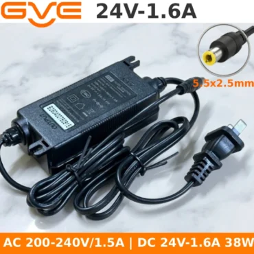 Nguồn DC 24V chính hiệu GVE Guanyuda GM43-240160-D ~ Nguồn ra dc: 24V-1.6A