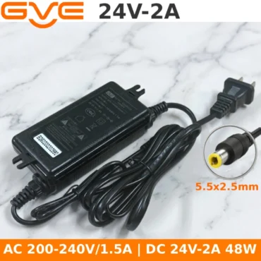 Nguồn DC 24V chính hãng GVE Guanyuda GM48-240200-D ~ Nguồn ra dc: 24V-2A