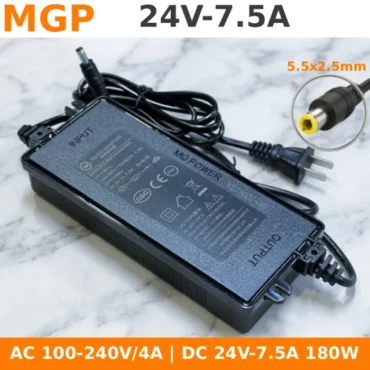 Nguồn DC Adapter 24V - 7.5A MGP240-2400750-Z (Chống Nước IP68) Cao Cấp Cho Bơm Bể Cá, Đèn LED Thủy Sinh ~ Nguồn ra dc: 24V-7.5A