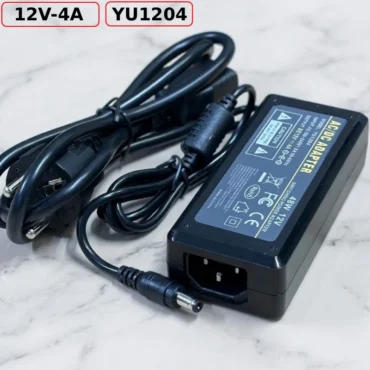 Nguồn DC Adapter 12V-4A 48W chân cắm DC 5.5*2.5mm YU1204 - Phụ Kiện Điện Tử.Com.vn