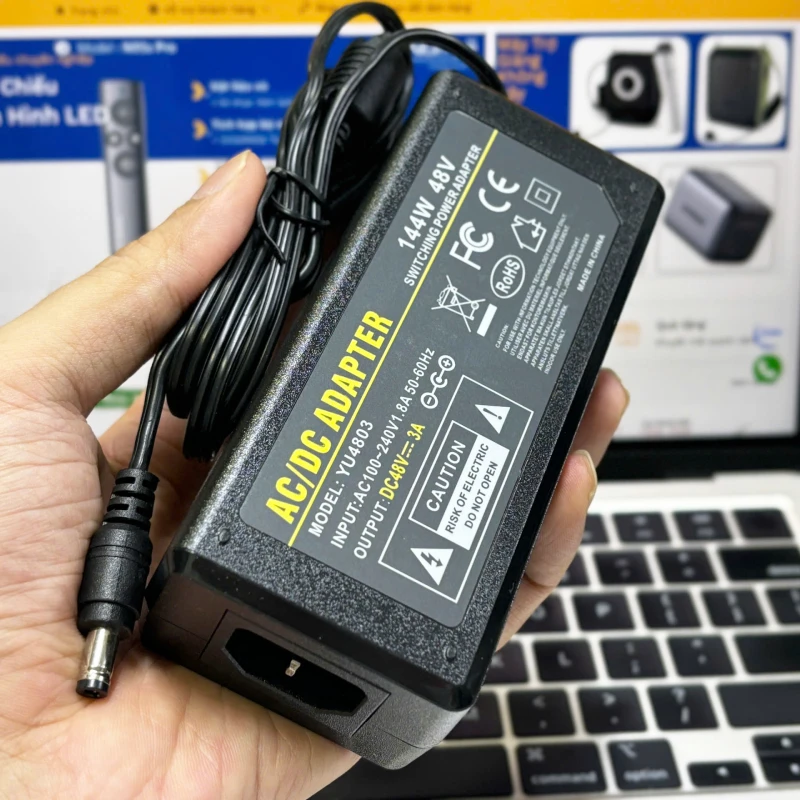 Nguồn DC Adapter 48V-3A YU480 3 Nguồn DC Adapter 48V-3A YU480 3
