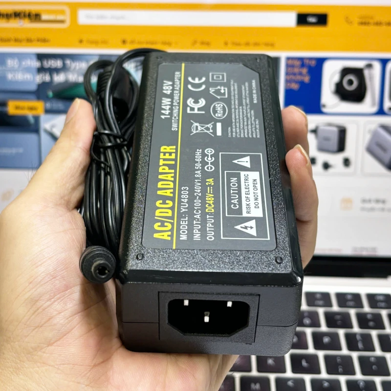 Nguồn DC Adapter 48V-3A YU480 5 Nguồn DC Adapter 48V-3A YU480 5