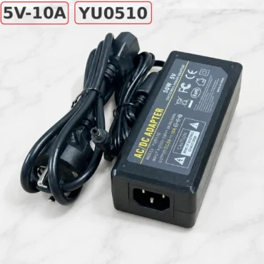 Bộ chuyển đổi nguồn Adapter DC 5V 10A Jack 5.5x2.5mm chất lượng cao - Phụ Kiện Điện Tử.Com.vn