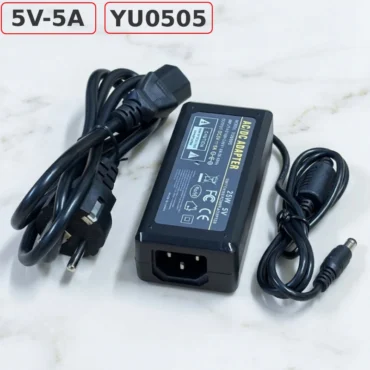 Bộ chuyển đổi nguồn Adapter DC 5V 5A Jack 5.5x2.5mm chất lượng cao - Phụ Kiện Điện Tử.Com.vn