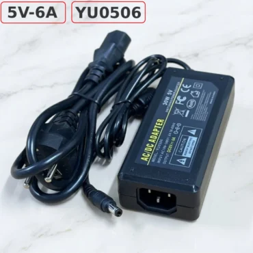 Bộ chuyển đổi nguồn Adapter DC 5V 6A Jack 5.5x2.5mm chất lượng cao - Phụ Kiện Điện Tử.Com.vn