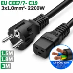 Cáp nguồn EU- IEC320 C19 3x1.0mm 00