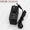 Nguồn Adapter DC 12V 2A ZB120200-3AE Jack 5.5x2.5mm, kiểu cắm tường với phích cắm tròn và dẹt - Chân dẹt chuẩn Mỹ