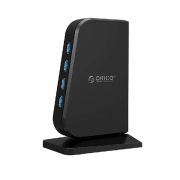 Bộ chia USB 3.0 7 cổng hỗ trợ nguồn ngoài 12V-3A sạc thiết bị di động 5V-2.4A ORICO DH7